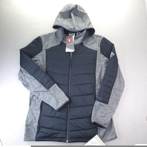 Spyder Other - Spyder Transit GTX Infinium Hybrid Jacket Mens XL Grey Black Primaloft Goretex